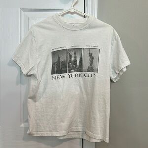 Pacsun Jon Galt White New York City T- Shirt